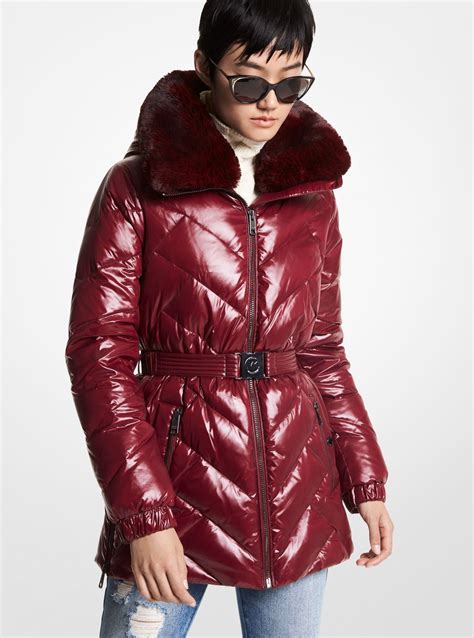 michael kors manteaux|Michael Kors puffer jacket.